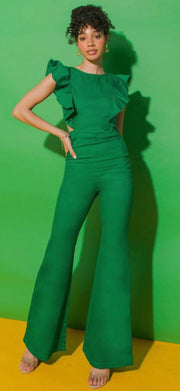 Flying Tomato Jumpsuit in Kelly Green