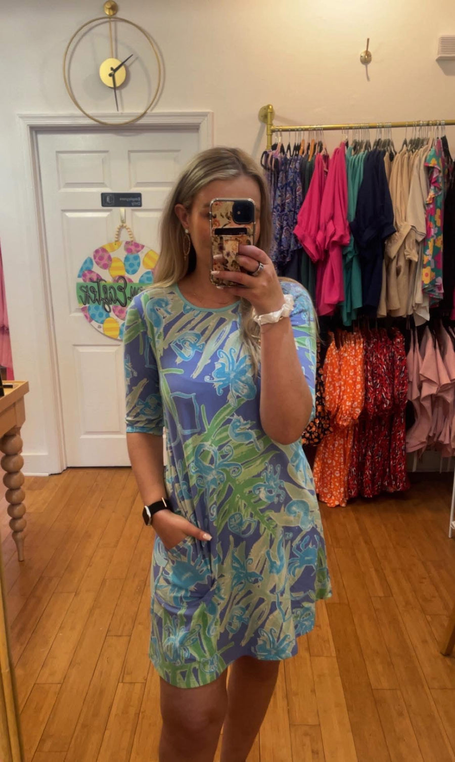 ANA Clare Ethyl Dress Sea Critters