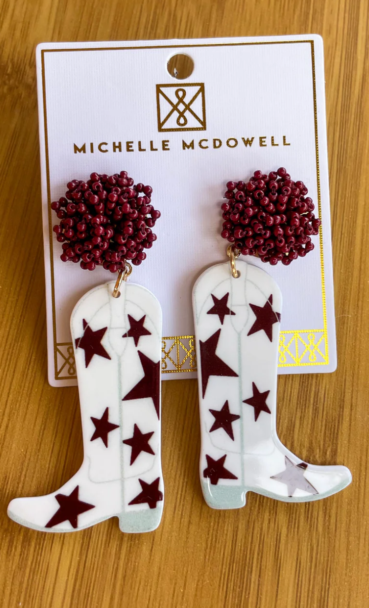 MM cowgirl earrings