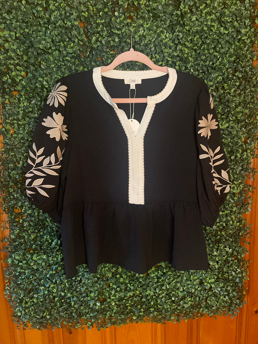 Oddi Black Blouse