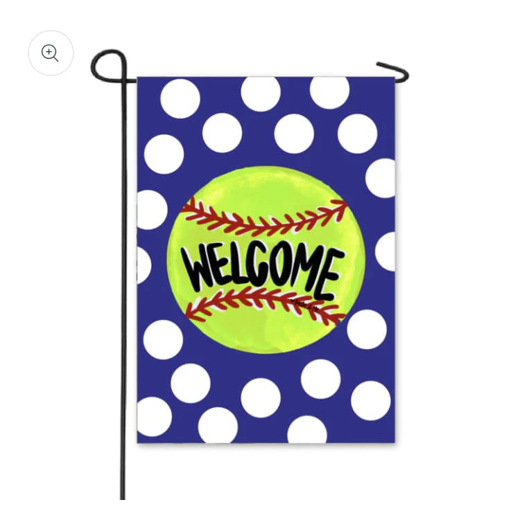 Baxter&Me Welcome Softball Flag