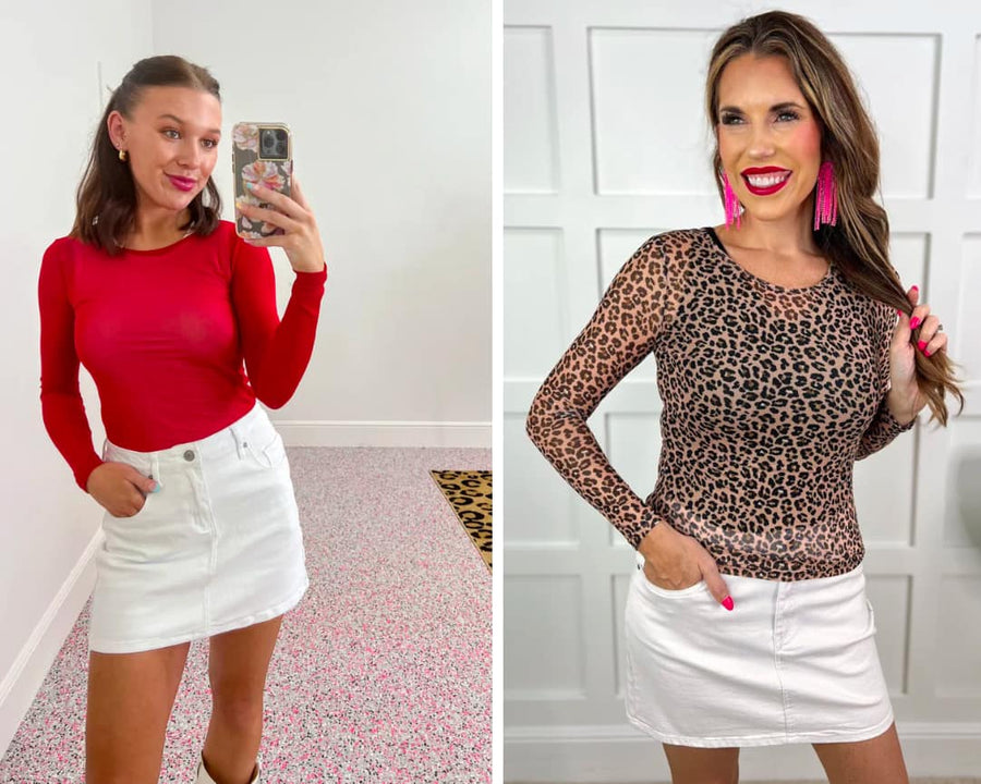 Jess Lea Mesh top