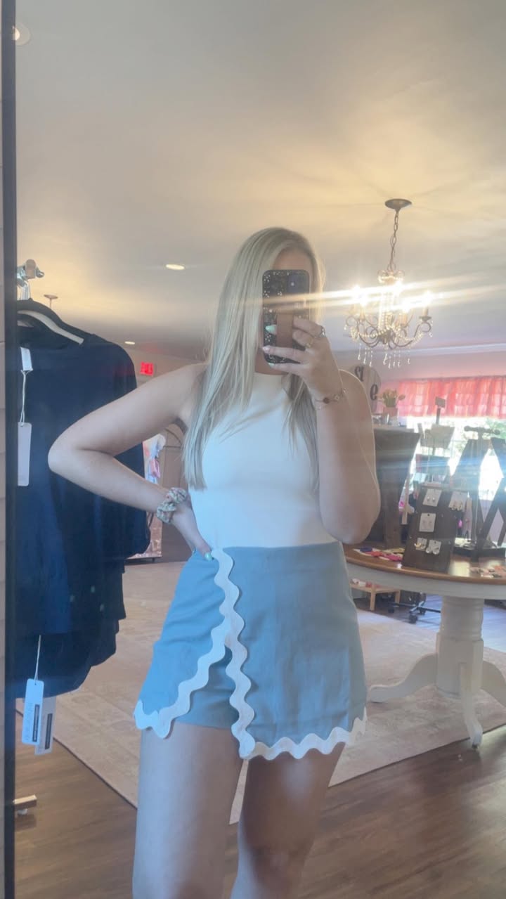 IN February Scalloped Skort