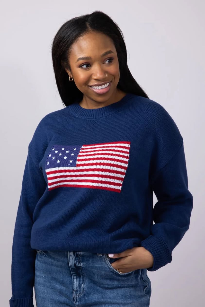 SImply Southern American Flag Sweater