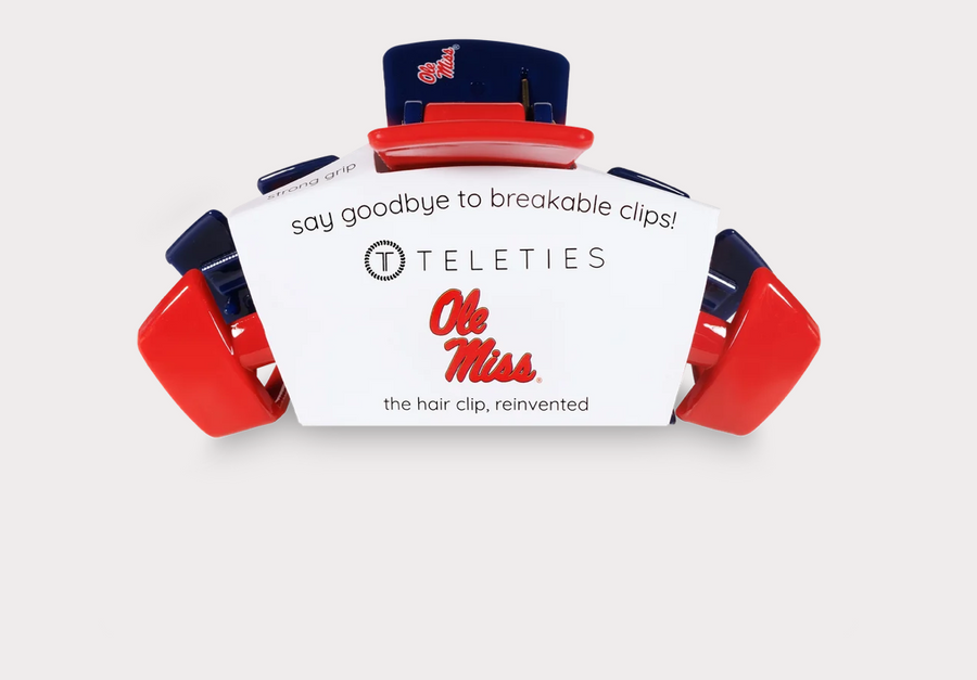 Ole Miss Teletie claw clip
