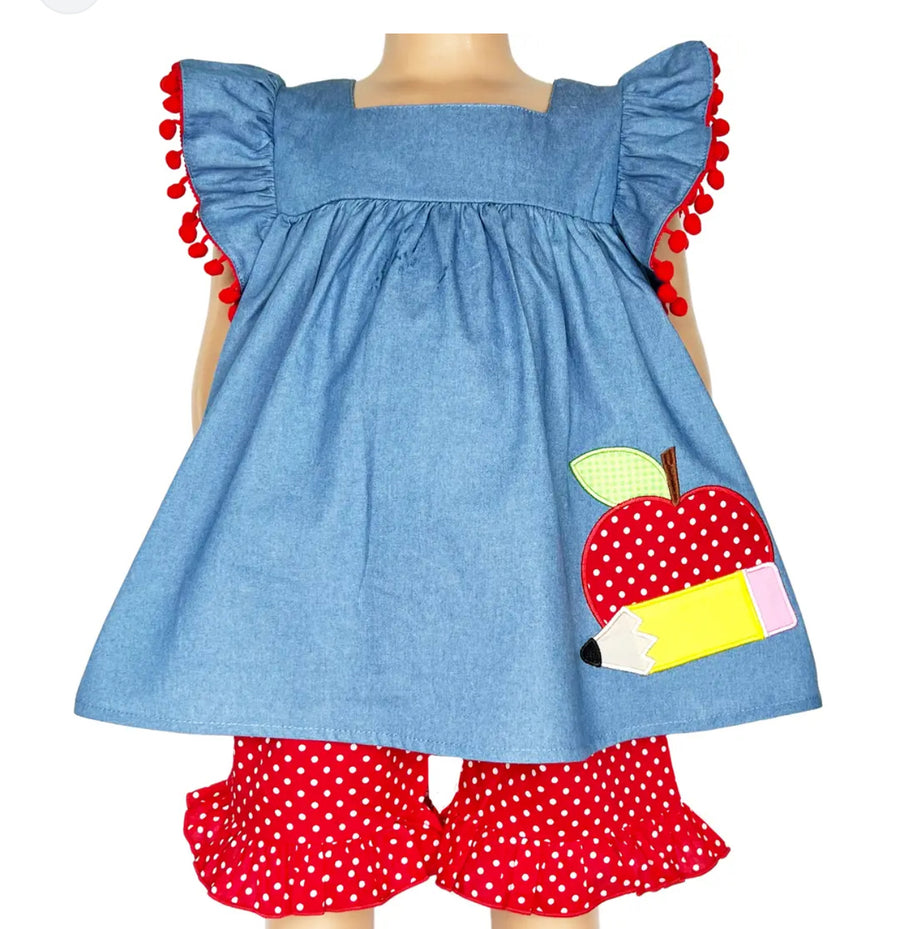 Apple Polka Dot set 8/9