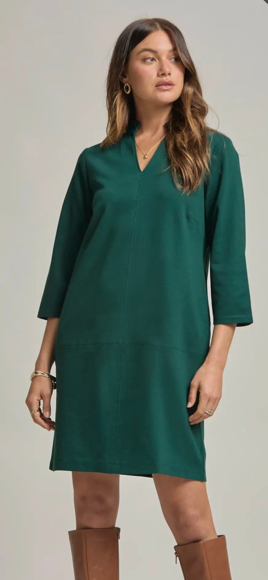 Dear Scarlett A-Line Quarter Sleeve Dress