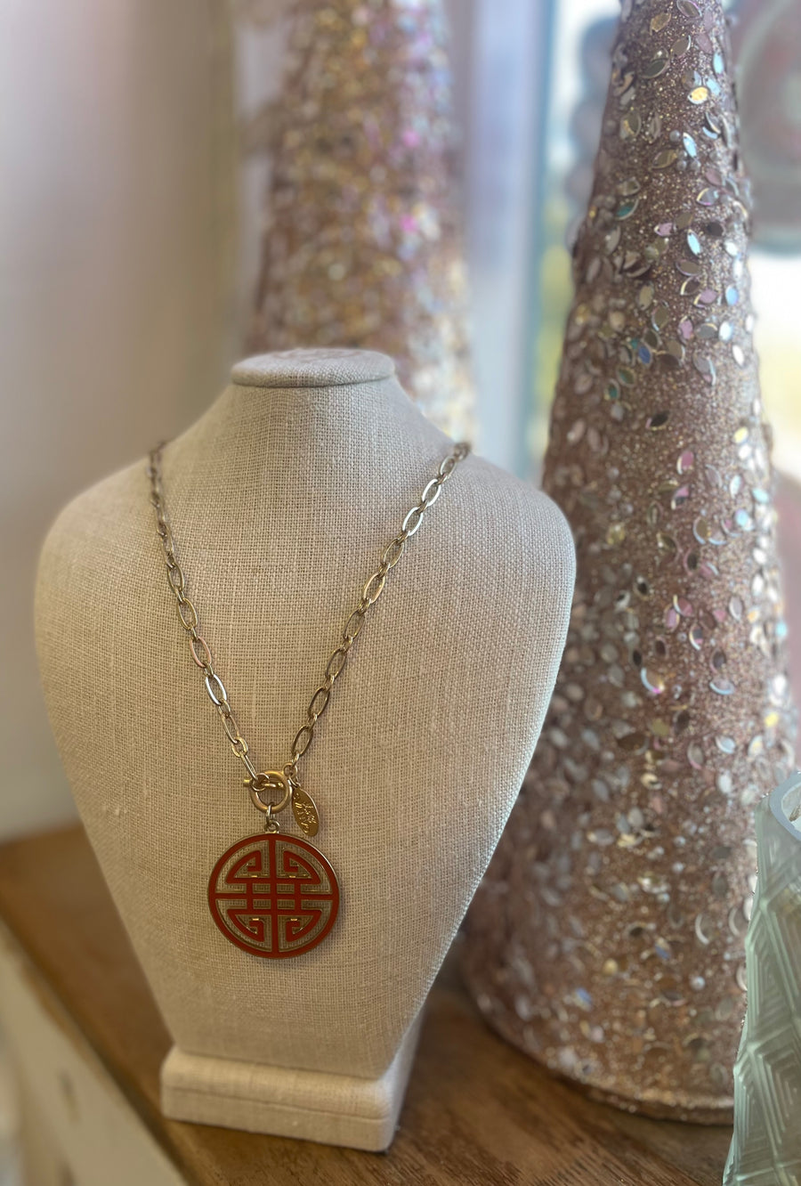 Canvas Style Game Day Necklace