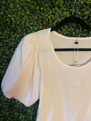 Michelle McDowell white blouse