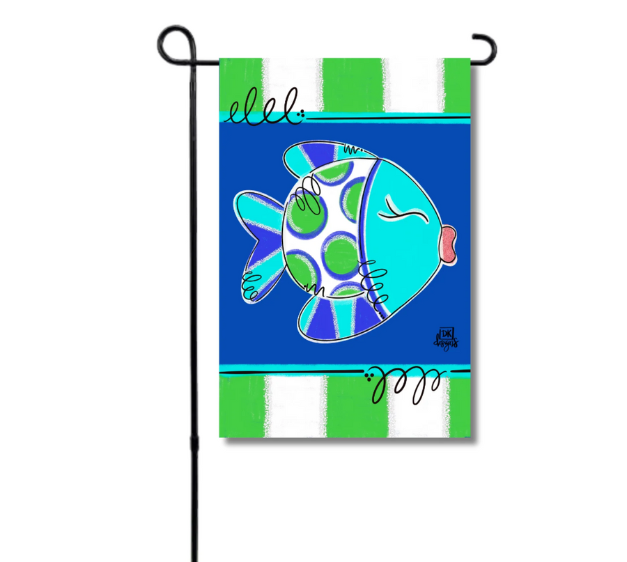 Dk Designs  fish flag