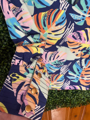 Michelle McDowell palm blouse