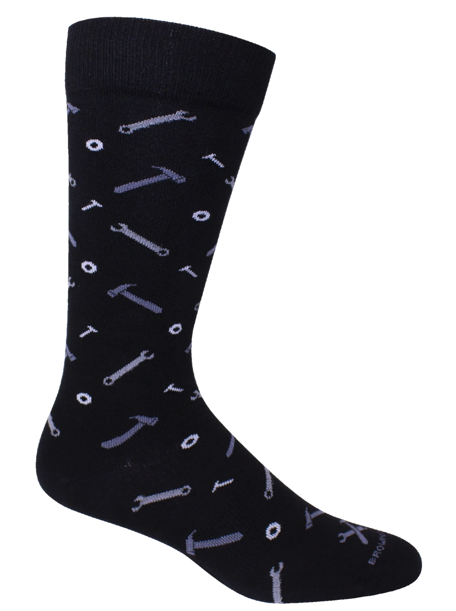 Brown Dog Crew Socks