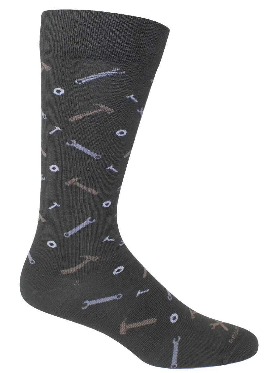Brown Dog Crew Socks