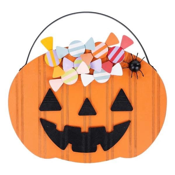 Candy pumpkin topper