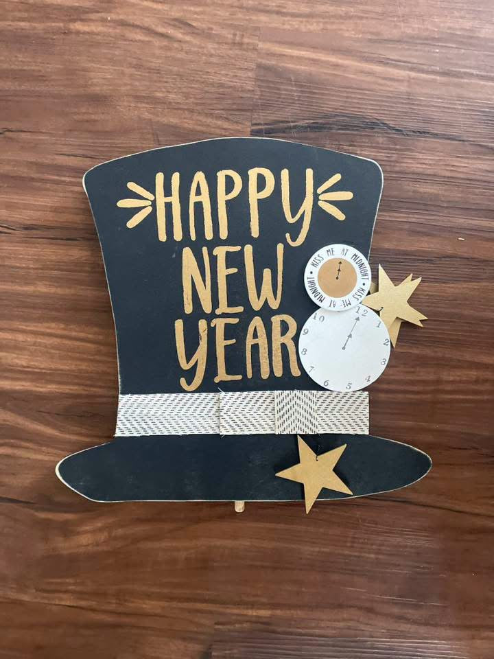 Happy new years topper