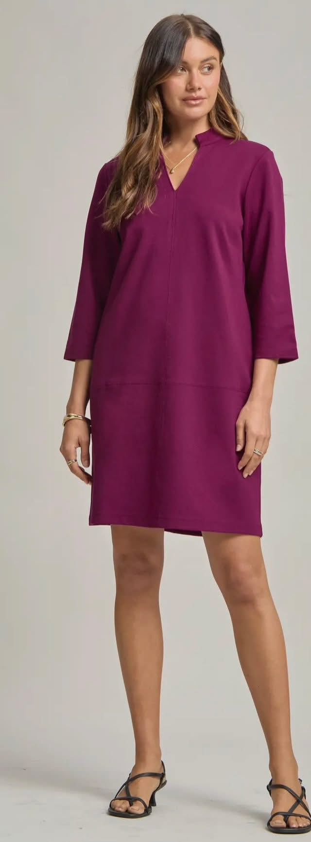Dear Scarlett A-Line Quarter Sleeve Dress
