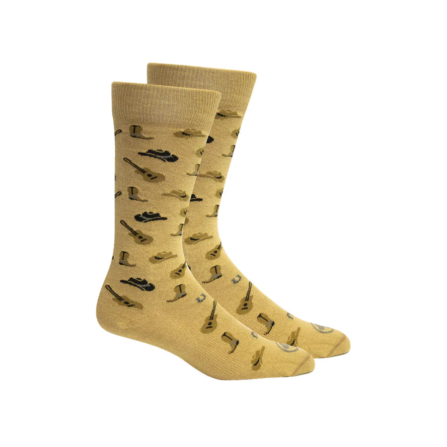 Brown Dog Crew Socks