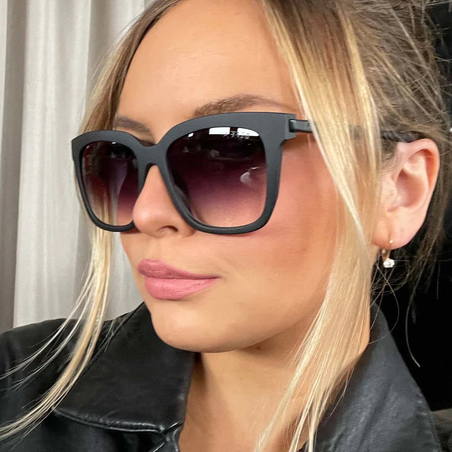 DIFF Sunglasses Hailey Matte Black