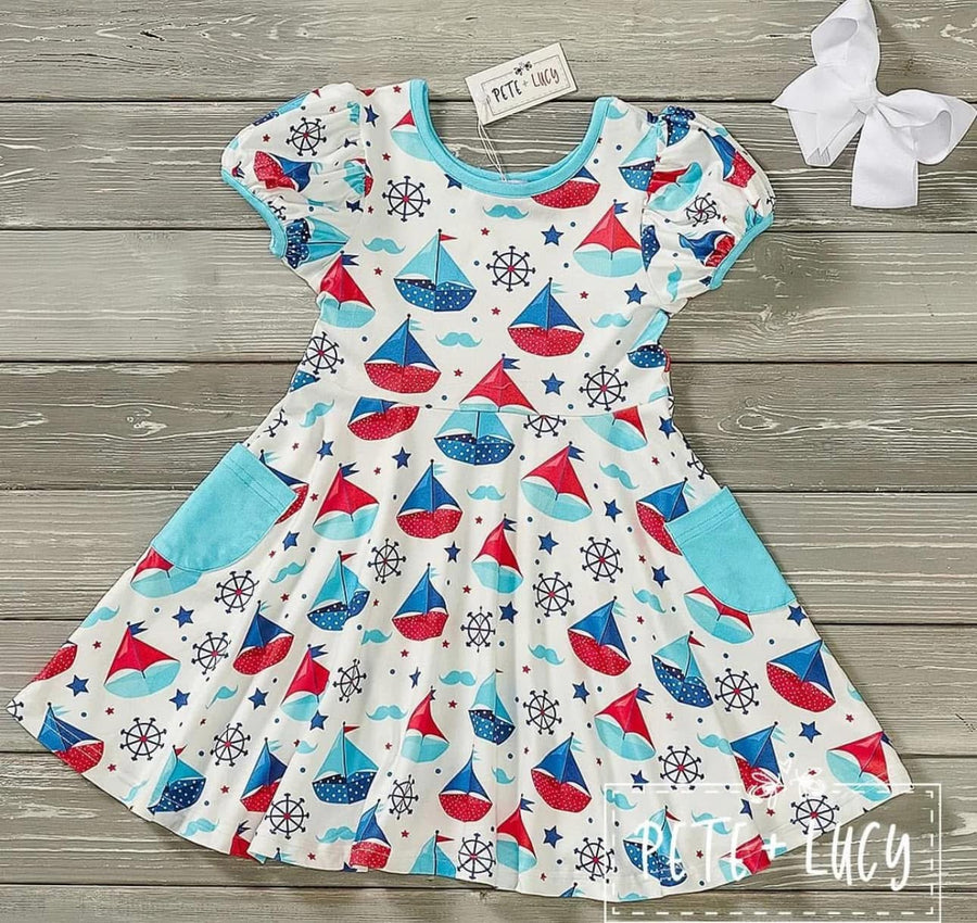 Pete & Lucy boat dress 6-12