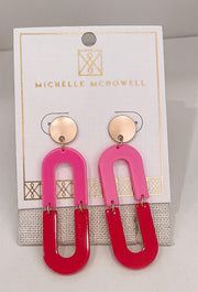 MM Pink Earrings