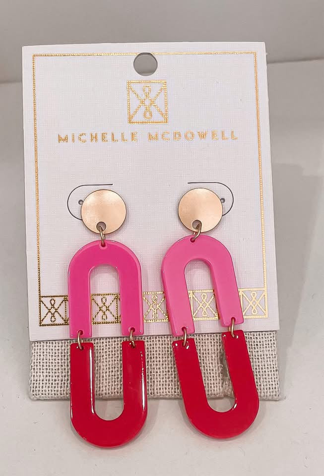 MM Pink Earrings
