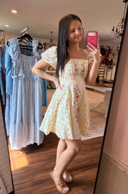 Floral Embroidered Dress