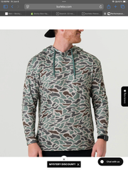 Burlebo Fleece Hoodie Gauge Camo