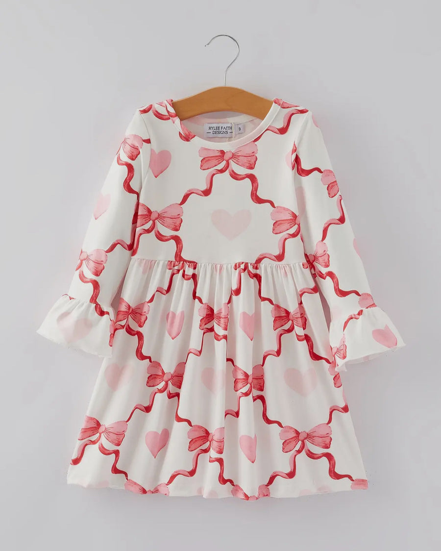 Valentines Milk Silk Dress Preorder