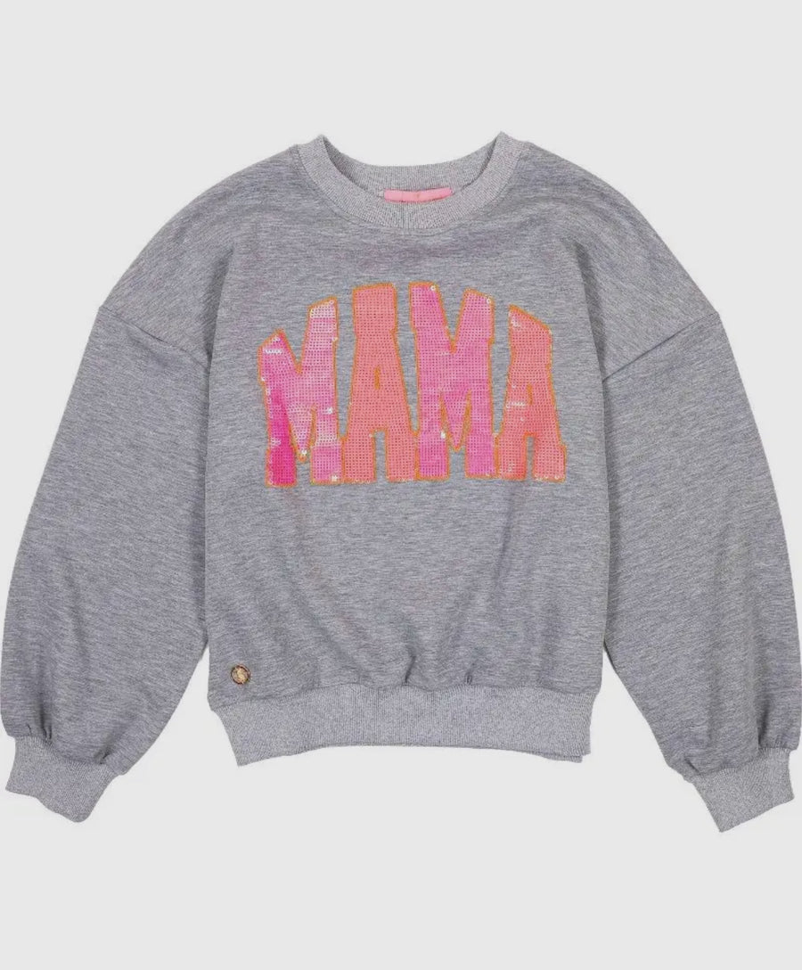 Simply Southern Sequin Crewneck Mama