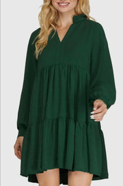 Green Tiered Dress