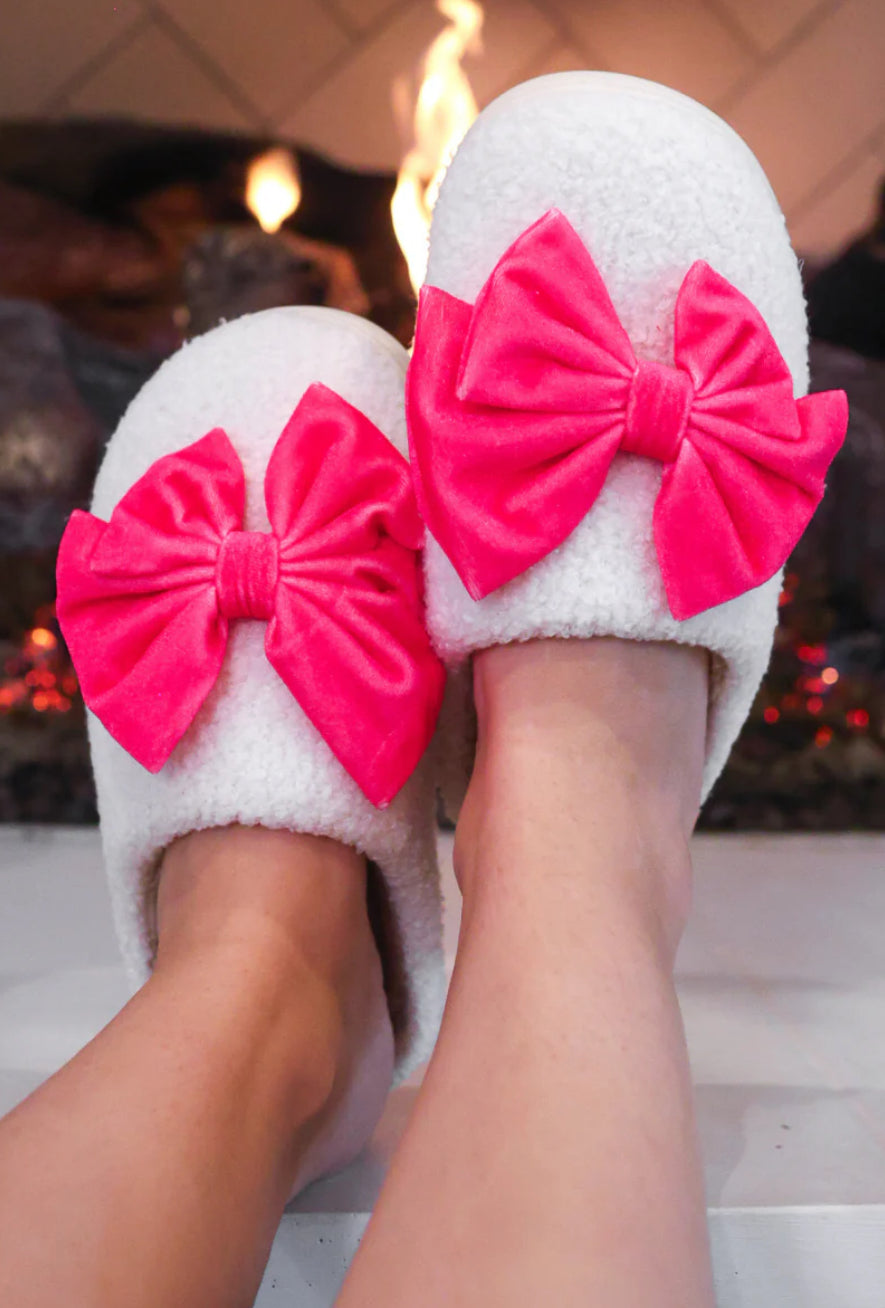 Jess Lea Cozy Bow Slippers