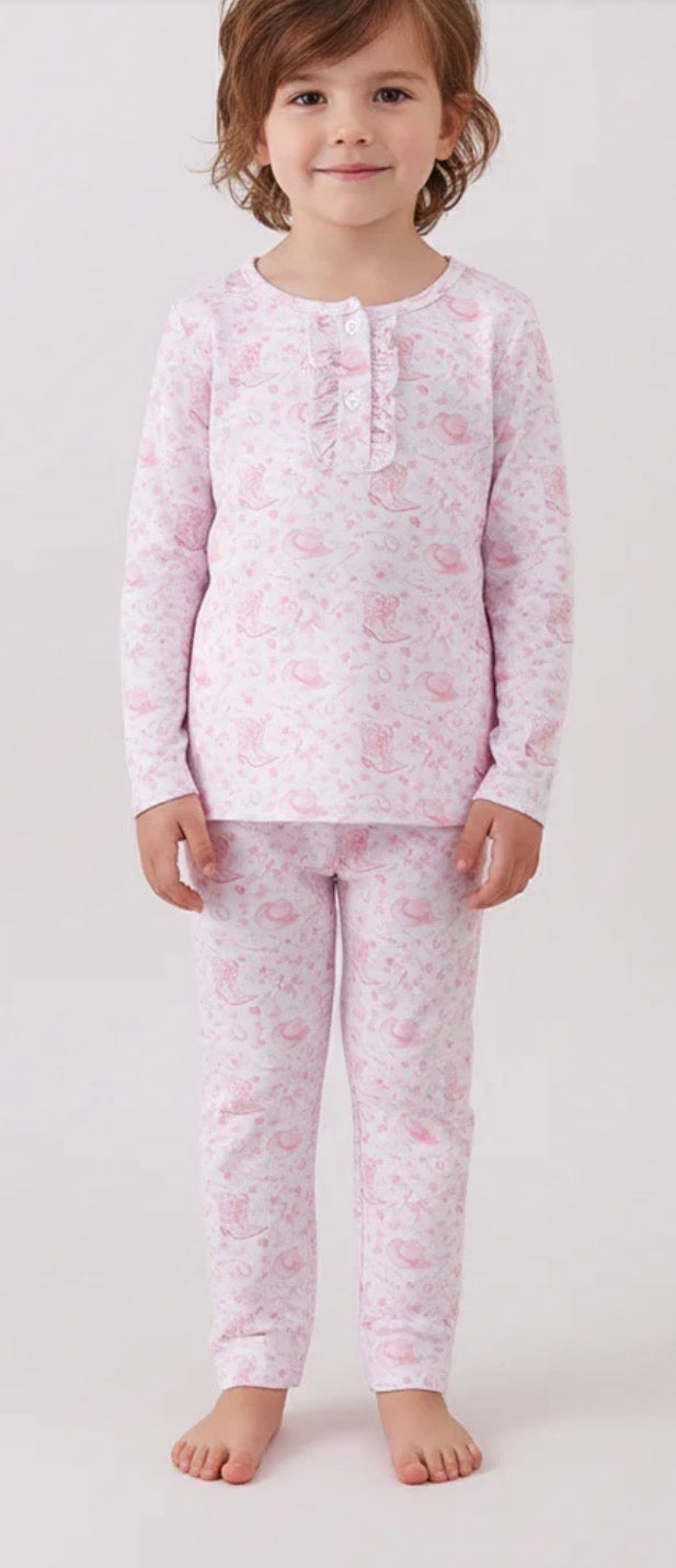 Premium Pink Boots Bamboo Set
