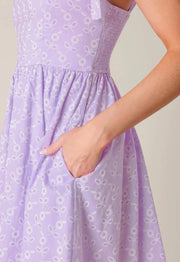 Flying Tomato Lavender Mini Woven Dress