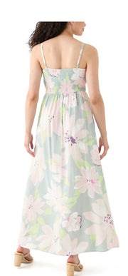 Floral Maxi with Smocked Detail in Back