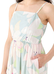Floral Maxi with Smocked Detail in Back