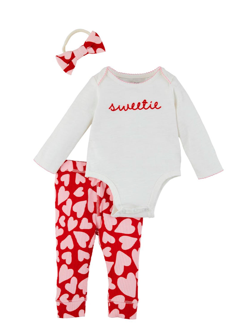 Mudpie Sweetie Crawler Set