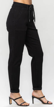 Judy Blue High Waist Black Joggers