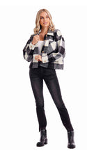 Load image into Gallery viewer, Mudpie Maverick Plaid Jacket

