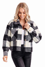 Load image into Gallery viewer, Mudpie Maverick Plaid Jacket

