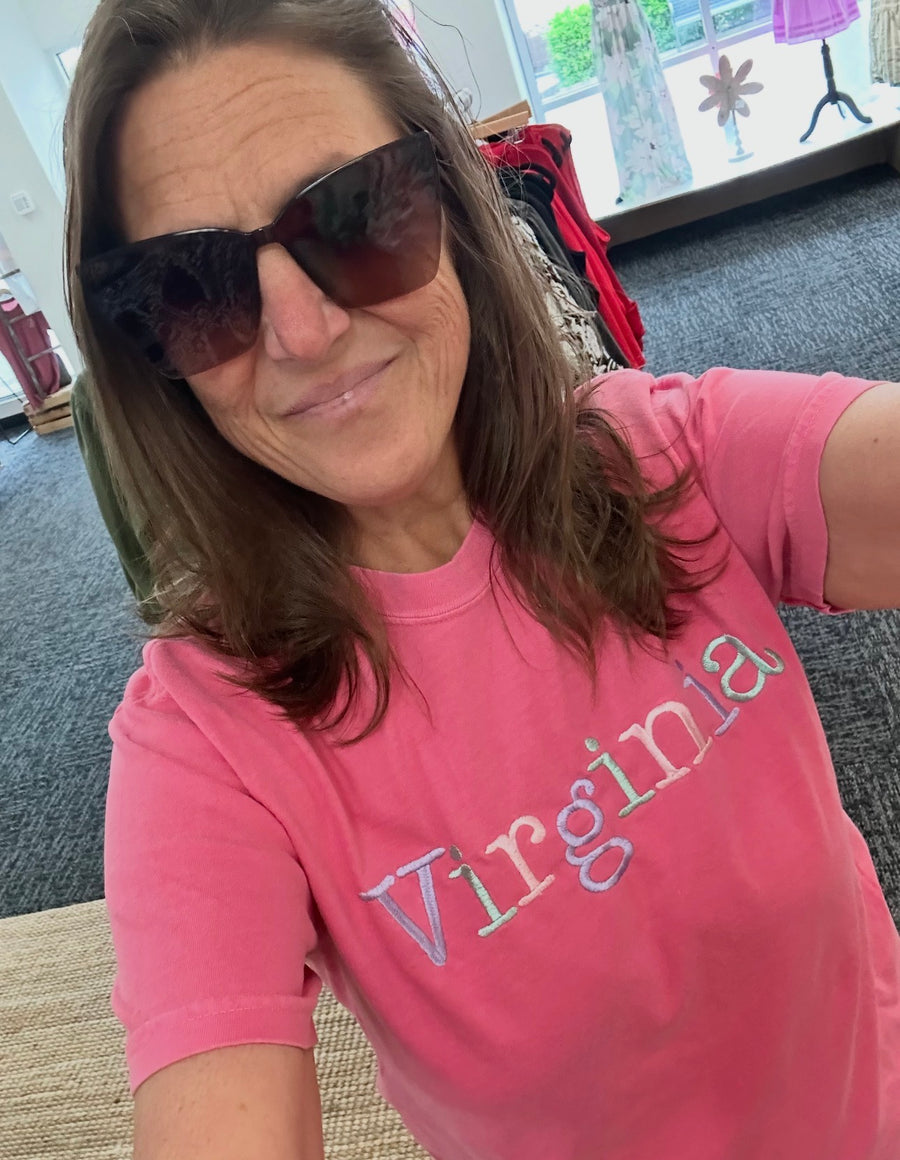 Virginia Comfort Colors Tee - Pastel