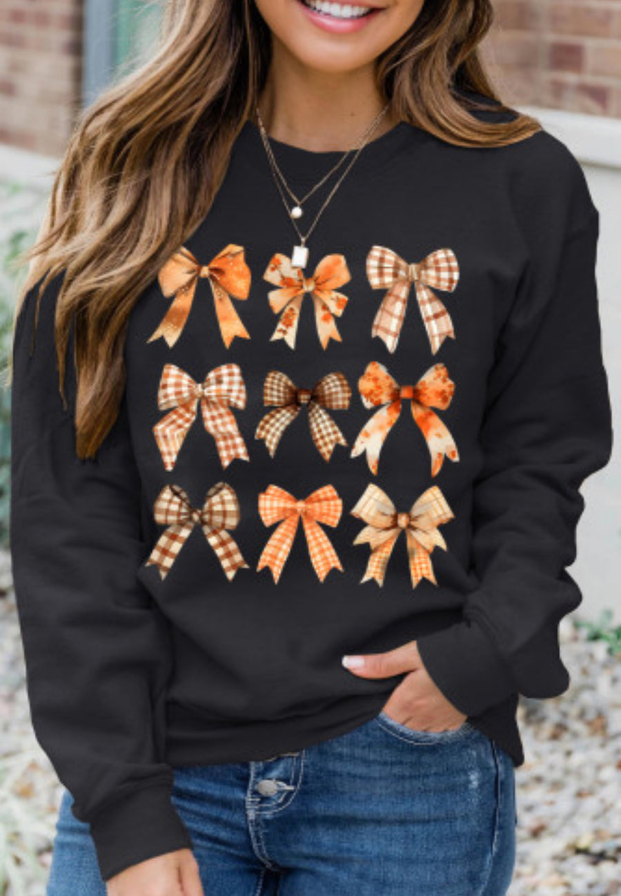 Fall Bow Sweatshirt