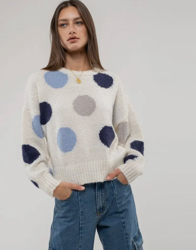 Polka Dot Pullover - Two Colors