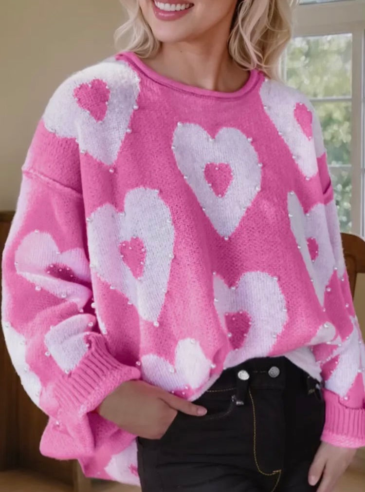 Long Sleeve Valentine’s Day Sweater