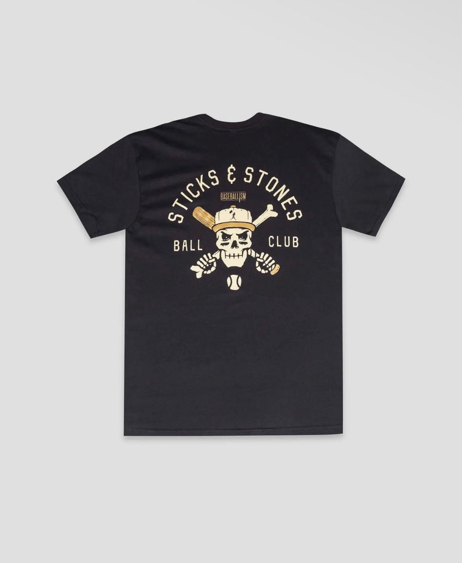 Baseballism Sticks & Stones Tee Youth