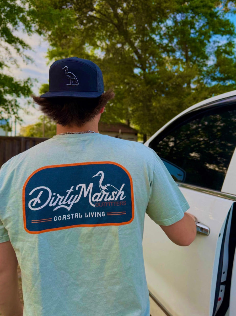 Dirty Marsh Shoreline Badge Tee