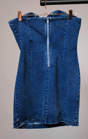 Stretch Mini Denim Dress