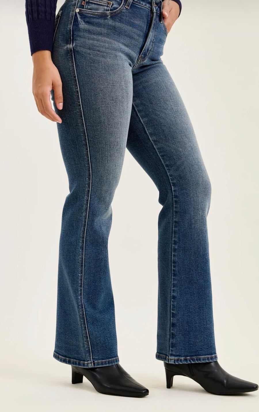 Judy Blue MR DAISY Bootcut DK Dusk Rider Indigo