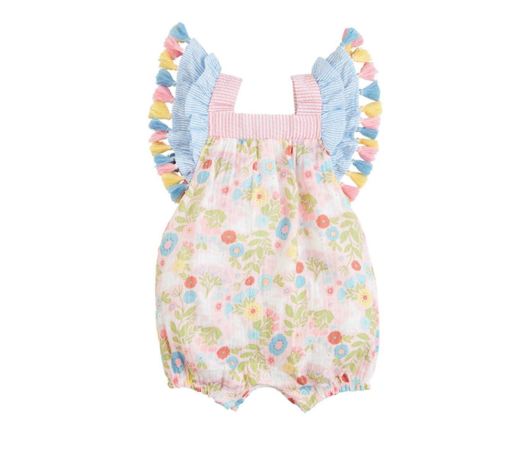 Mud Pie Tassel Bunny Romper