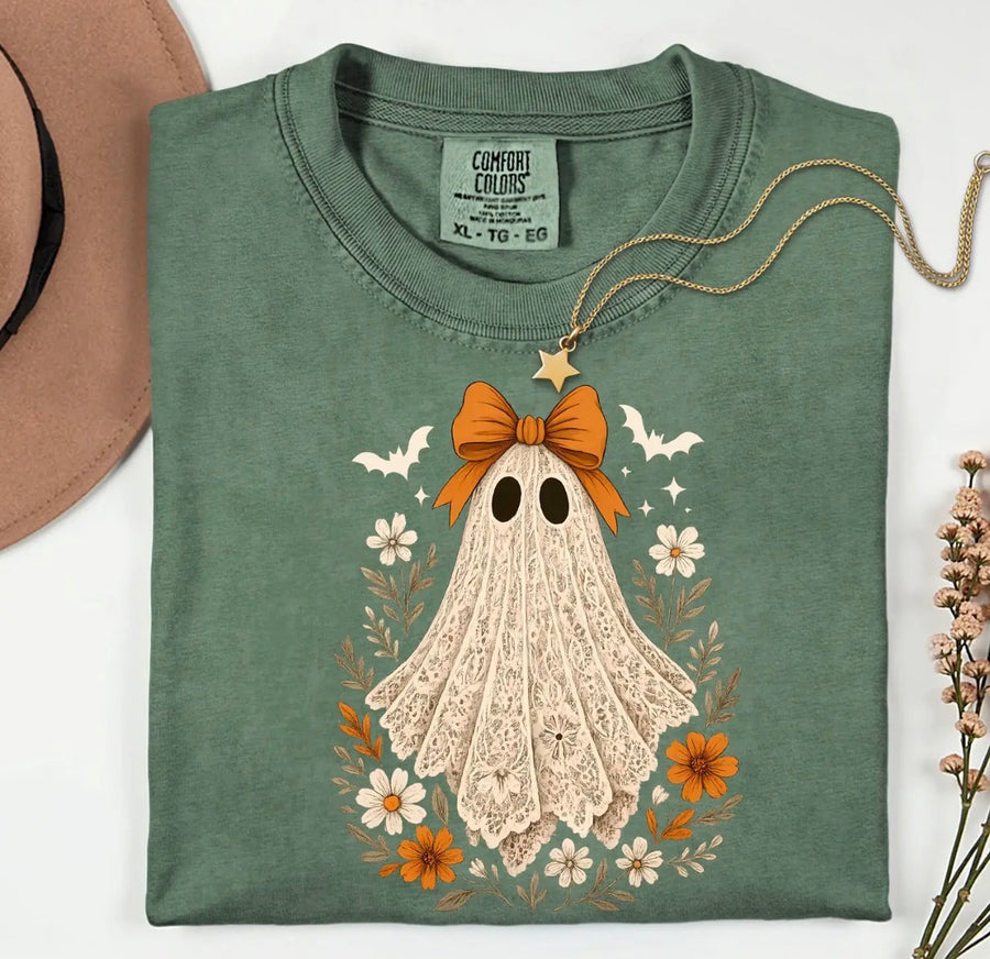 Floral Ghost Tee