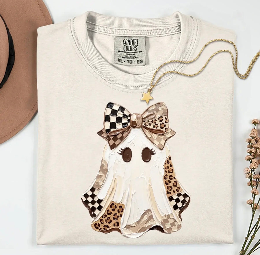 Cream Ghost  Tee